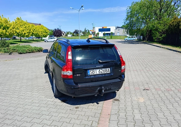 Volvo V50 cena 19000 przebieg: 309000, rok produkcji 2007 z Biała małe 92